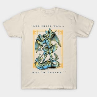 Archangel Michael Slaying The Serpent T-Shirt